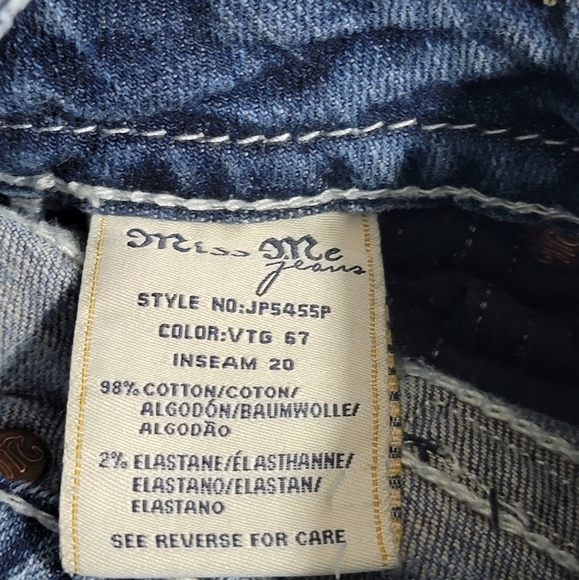 Miss me capri cross style jeans - Picture 3 of 5